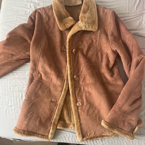 Brown penny lane jacket size medium - Picture 2 of 4